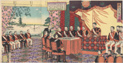 Illustration of Meeting at the General Staff Headquarters